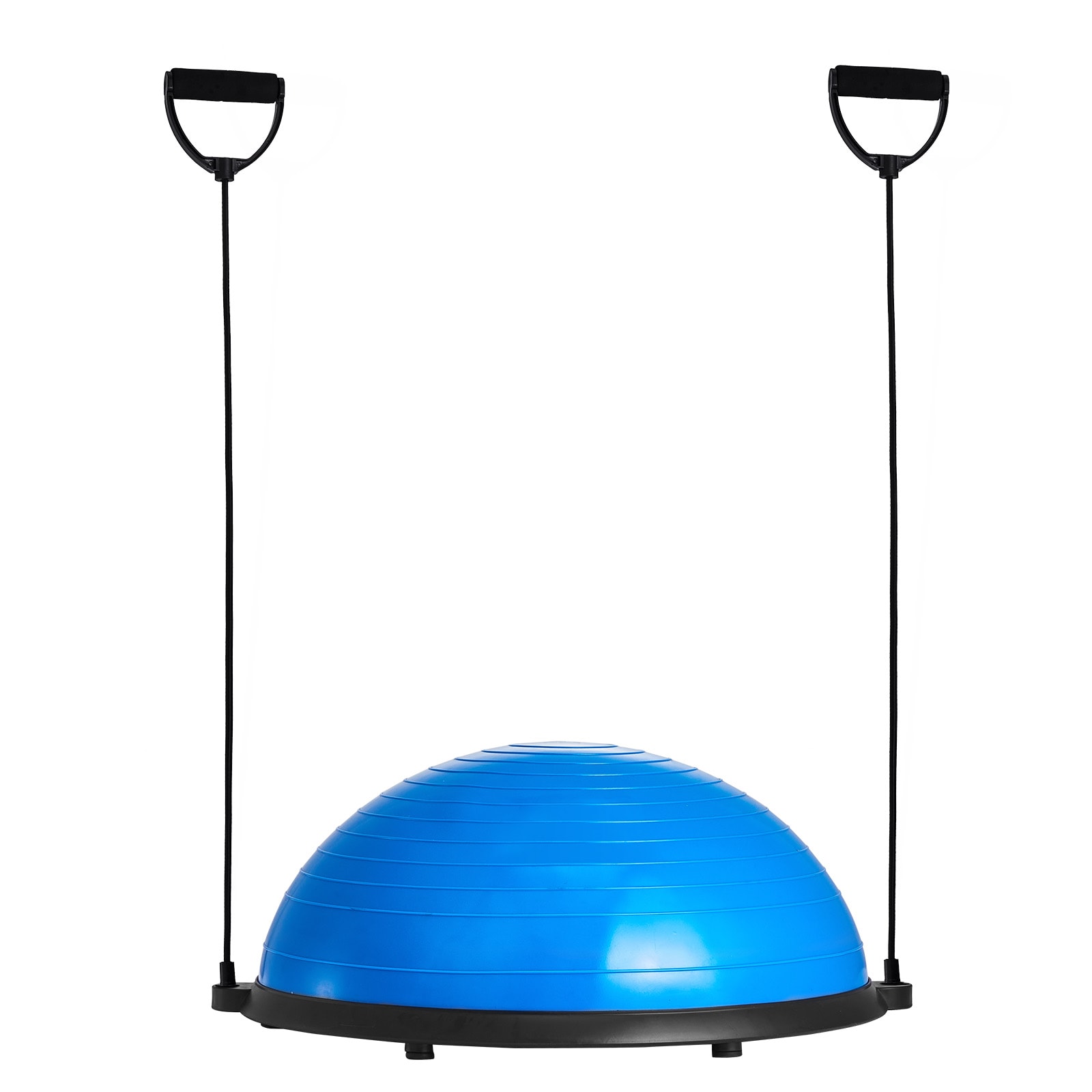Half Balance Ball Trainer For Full Body Workout With Bands Blue_voghion.com